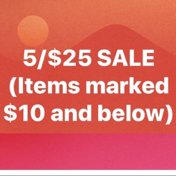 5/$15 SALE or 5/$25 SALE - Picture 1 of 8